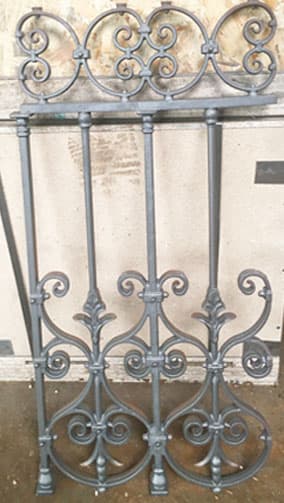 Balustrade, utsmykket rekkverk i støpejern - Thumbnail 3