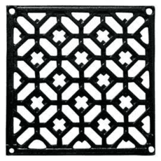 Firkantet ventilasjonsrist