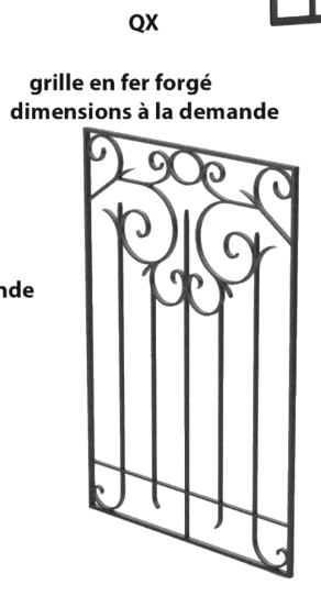 Smedjernsgitter - Referanse QX