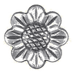Dekorativ rosett i støpejern - 124