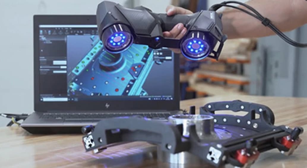 3D-skanning av en eksisterende del