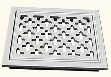 Rektangulær grill tegl 160x125