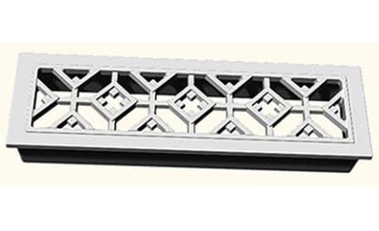 Rektangulær grill tegl 220x60