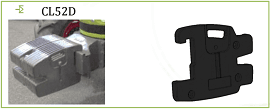 Traktorvekt Claas 52 kg høyre - CL52D