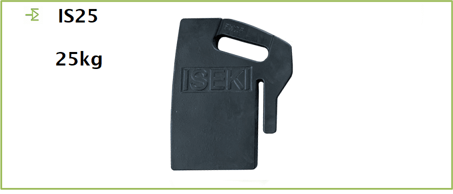 Traktorvekt ISEKI 25 kg - IS25