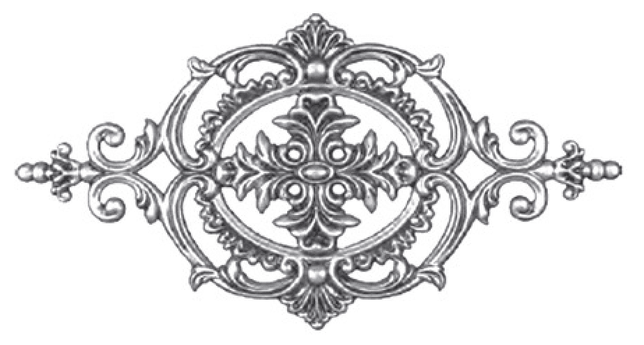 Palmette støpejern 158