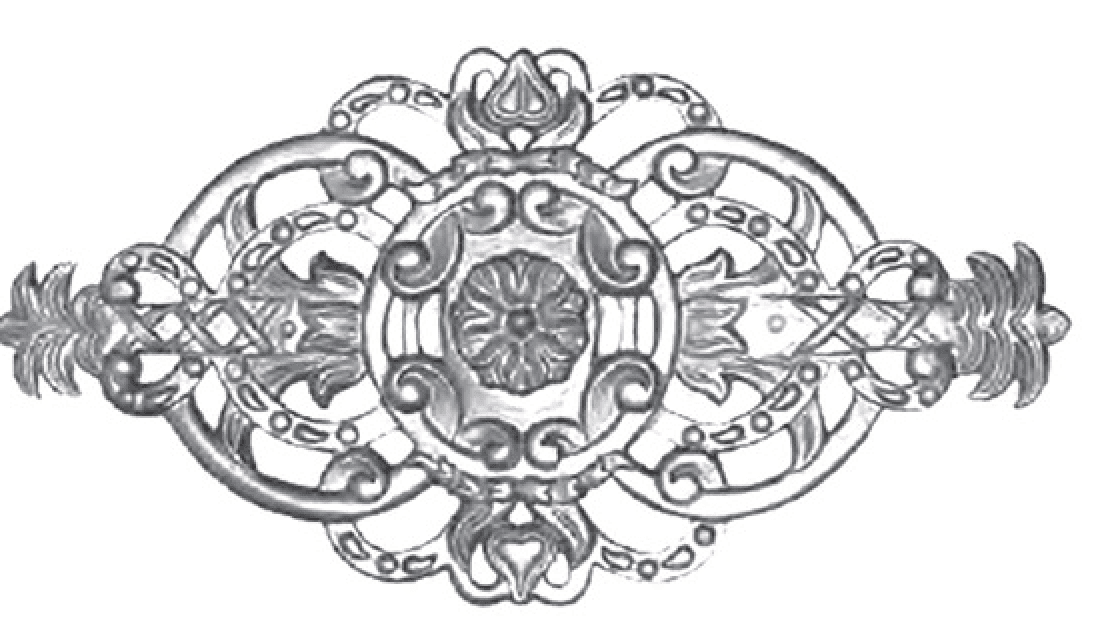 Palmette støpejern 530