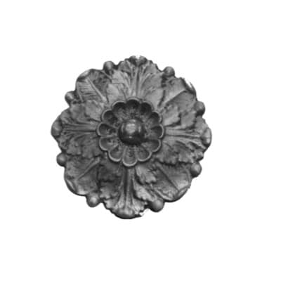 Dekorativ rosett i støpejern - Calendula officinalis