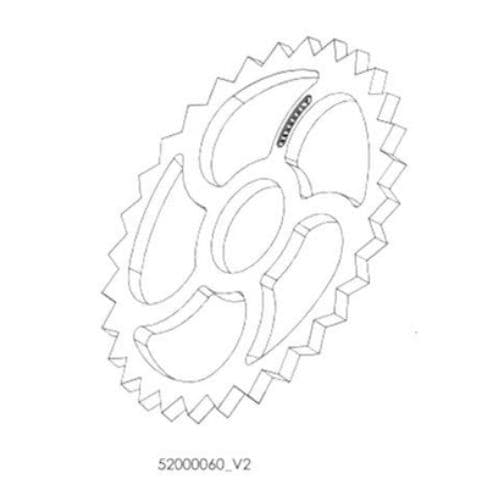 Croskill rulle tannet Ø 520 - 52000060_V2
